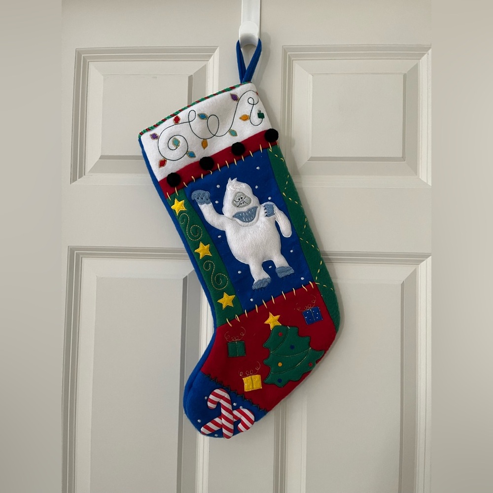 Vintage Rudolph Bumble the Abominable Snow Monster
Christmas stocking Felt rare